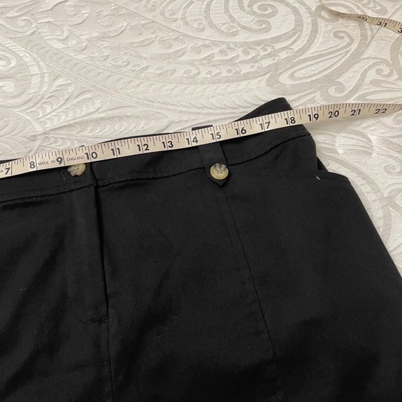 Appleseed's Black Cotton Chambray Skirt, 18P - Picture 7 of 9